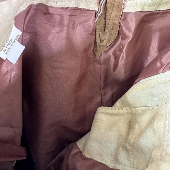 Haus Huberts Lederhosen Shorts Mens 36 52 Brown Suede Leather Embroidered - Picture 8 of 13